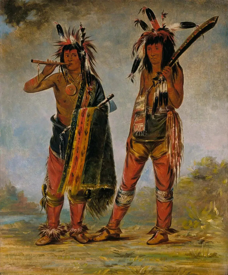 To unge mænd - George Catlin