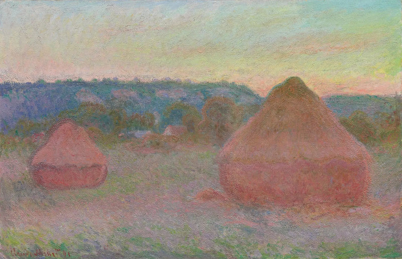To kværne, dagens fald, efterår - Claude Monet