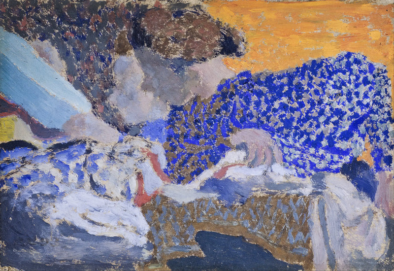 To arbejdere i syværkstedet - Édouard Vuillard
