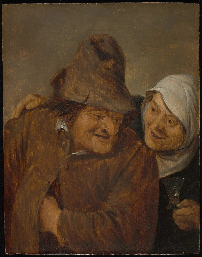 To landmænd med et glas vin - David Teniers den Yngre
