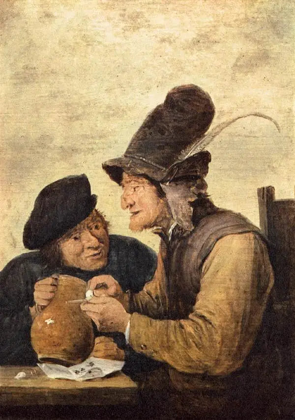 To landmænd (ryger og drikker) - David Teniers den Yngre