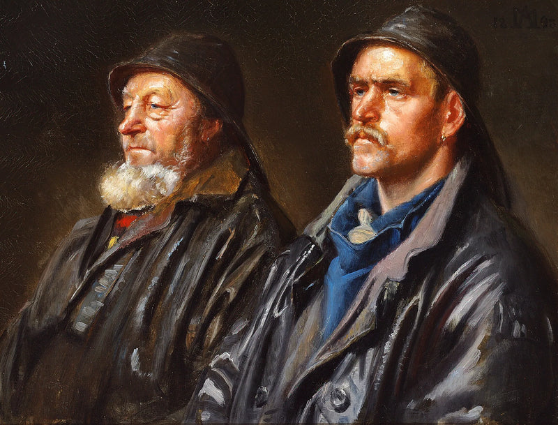 To fiskere fra Skagen. -Michael Peter Ancher