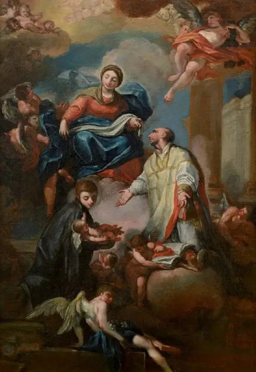 To hellige i tilbedelse - Giovanni Battista Tiepolo