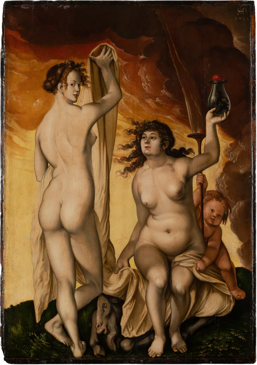 To hekser - Hans Baldung Grien