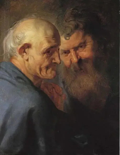 To apostelhoved - Peter Paul Rubens