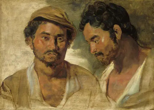 To hoveder af en sydlandsk mand - Peter Paul Rubens