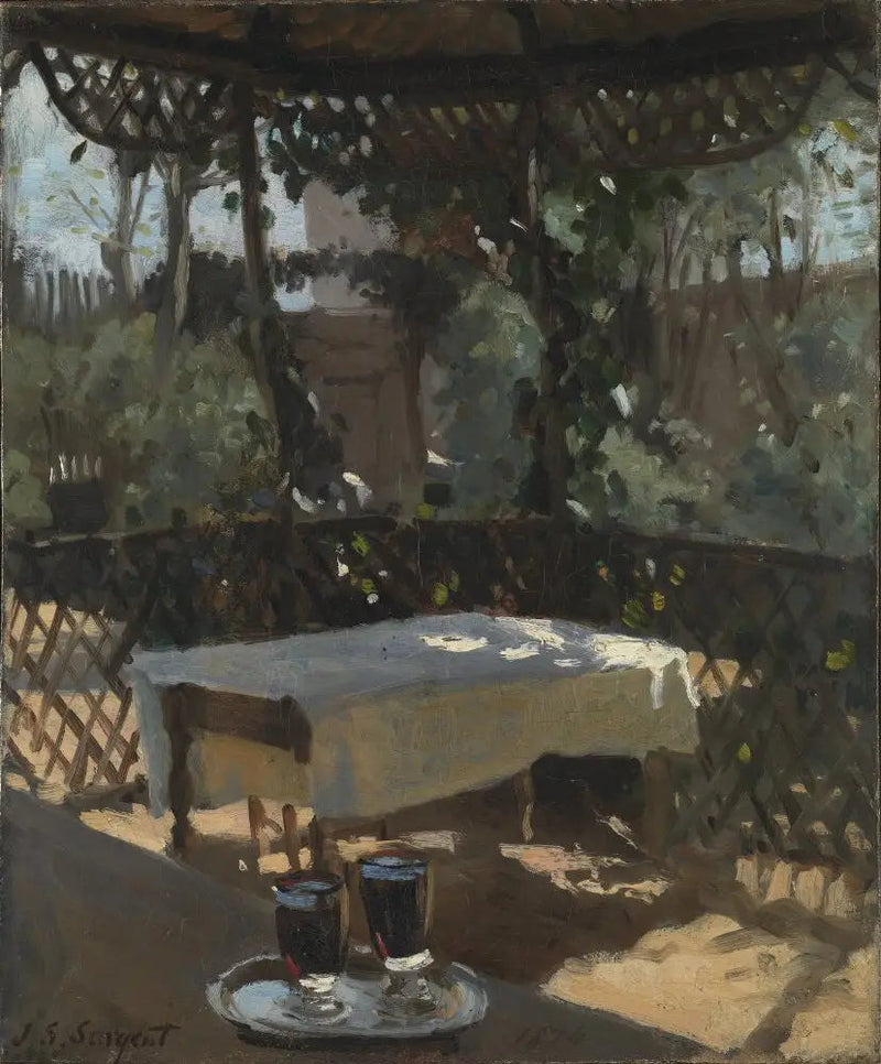 To glas vin - John Singer Sargent
