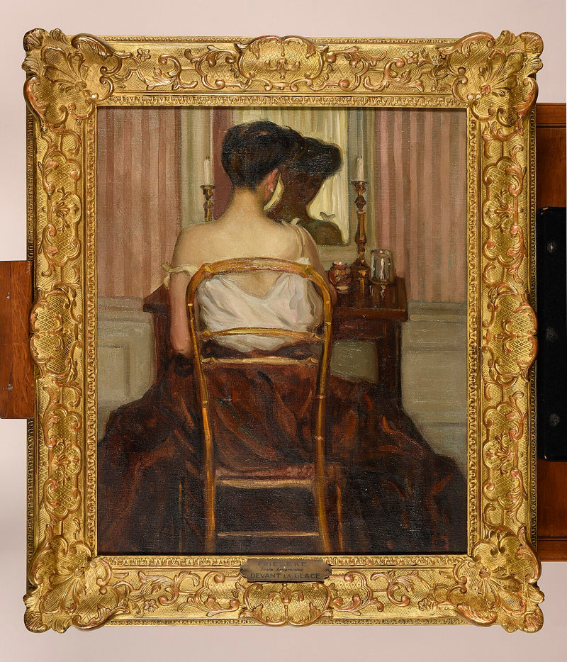Foran spejlet - Frederick Carl Frieseke