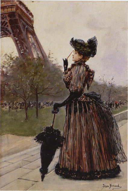 Foran Eiffeltårnet - Jean Béraud