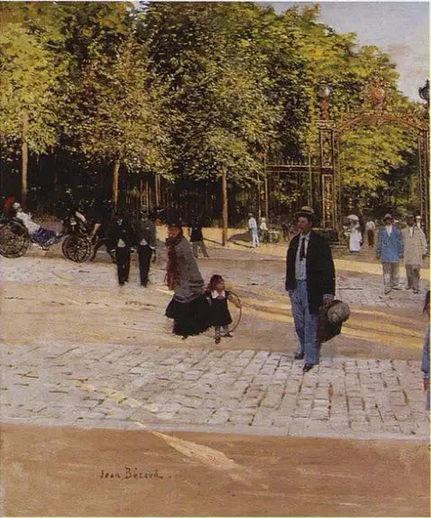 Foran Monceau-parken - Jean Béraud