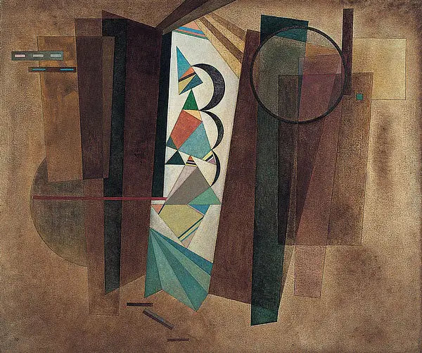Udvikling i brunt - Vassily Kandinsky