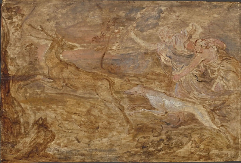 Diana jager hjorten - Antoine van Dyck