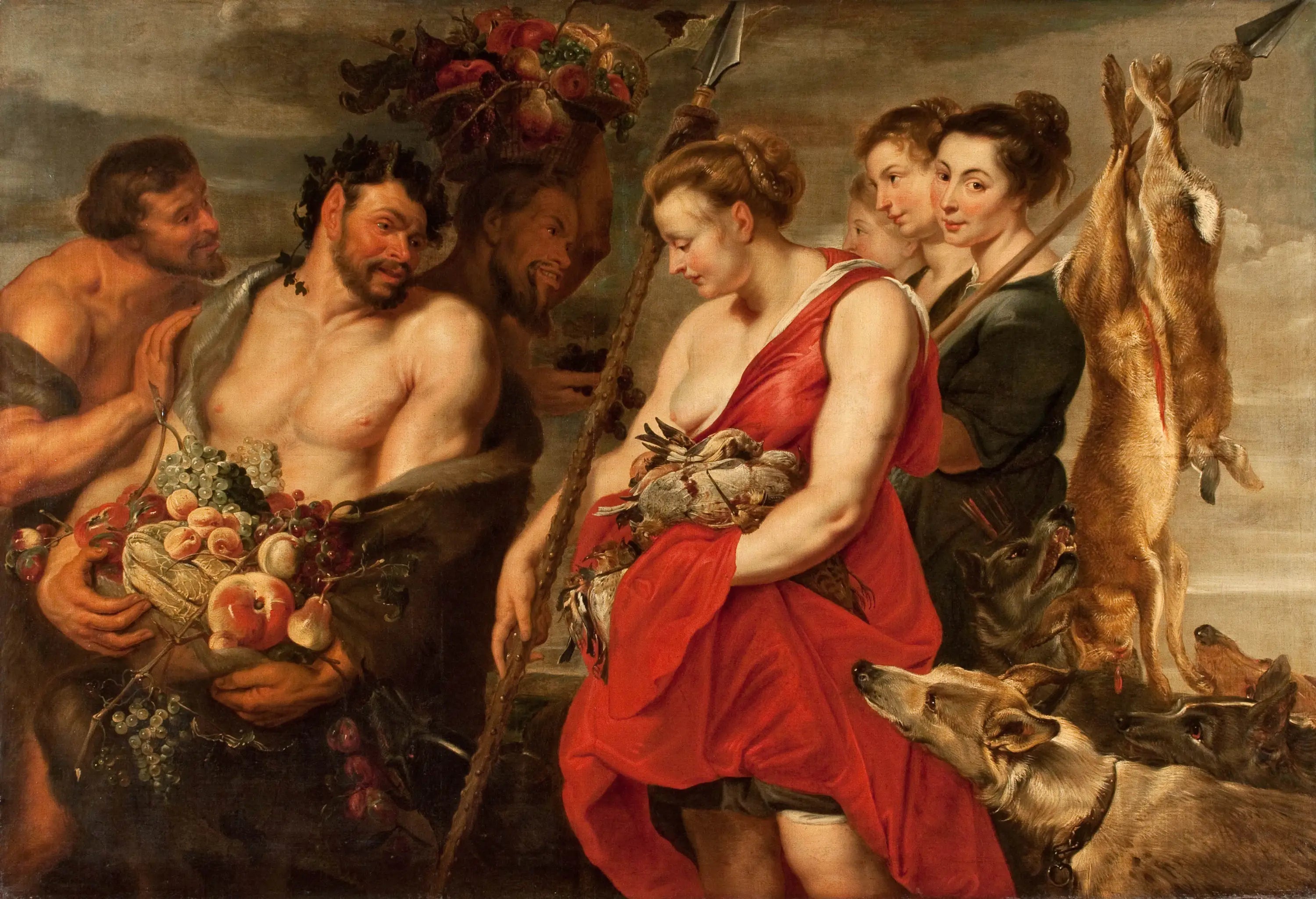 Diana présente la prise à Pan - Peter Paul Rubens image 1 reproduction d’œuvre d’art à l’huile