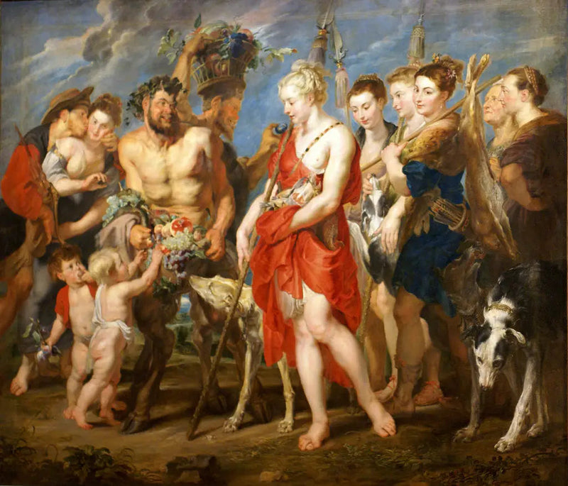 Diana vender tilbage fra jagt - Peter Paul Rubens