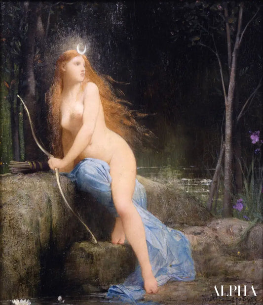 Diane, 1879 - Jules Lefebvre - Reproductions de tableaux et peintures haut de gamme