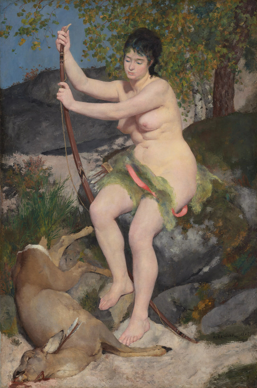 Diane chasseresse - Auguste Renoir