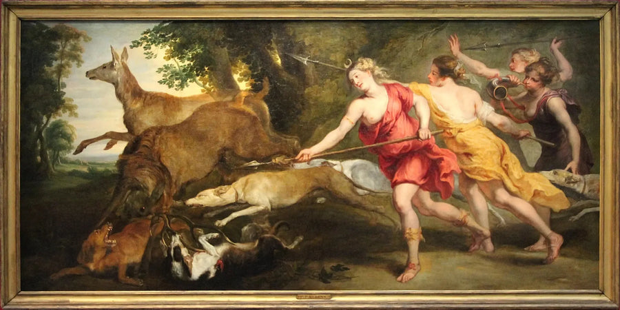 Diane jægerinde og hendes nymfer - Peter Paul Rubens