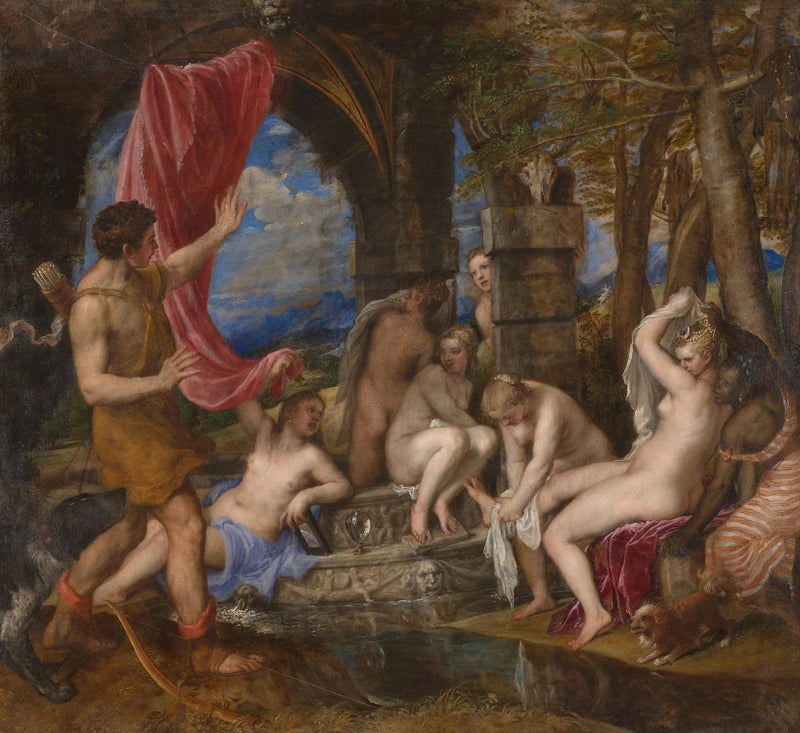 Diane og Aktaion - Titian