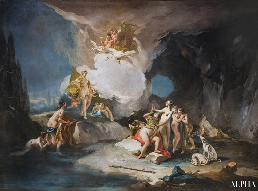 Diane et Callisto - Giambattista Tiepolo - Reproductions de tableaux et peintures haut de gamme