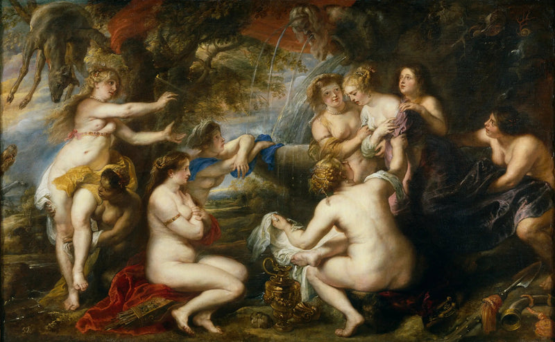Diane og Callisto - Peter Paul Rubens