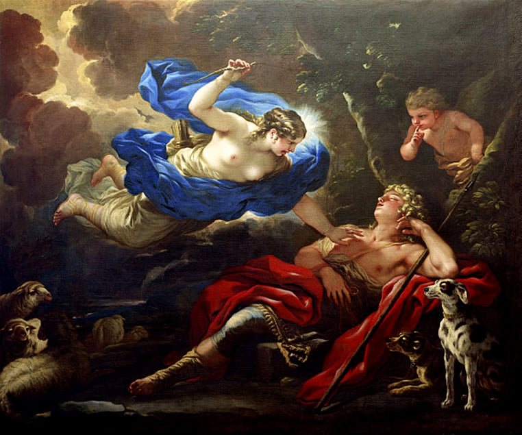 Diane og Endymion (Castelvecchio) - Luca Giordano