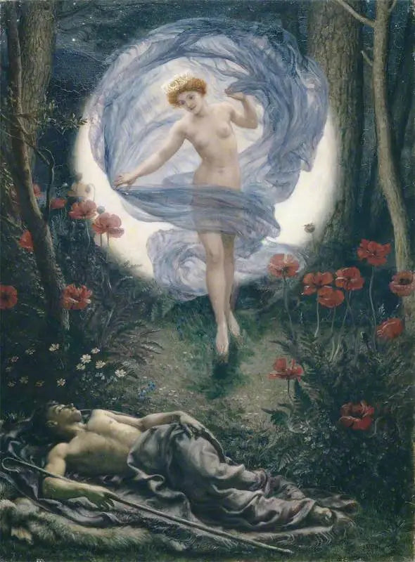 Diane og Endymion - Edward Poynter