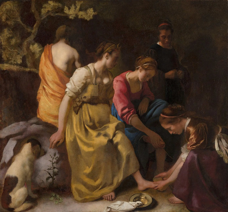 Diane og hendes ledsagere - Johannes Vermeer
