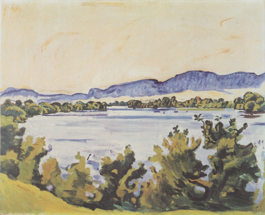 Ferdinand Hodler - Reproduktion af olie maleri