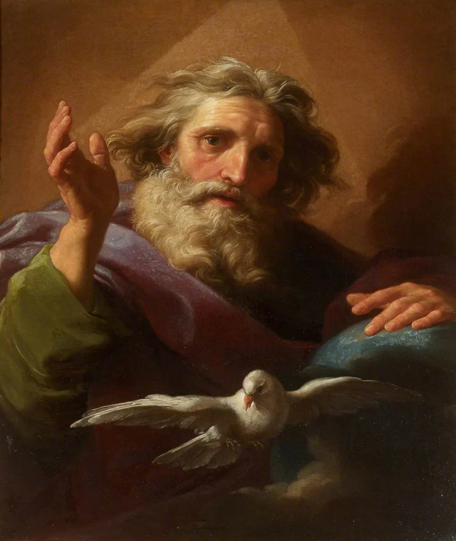 Gud Fader og Den Hellige Ånd - Pompeo Batoni