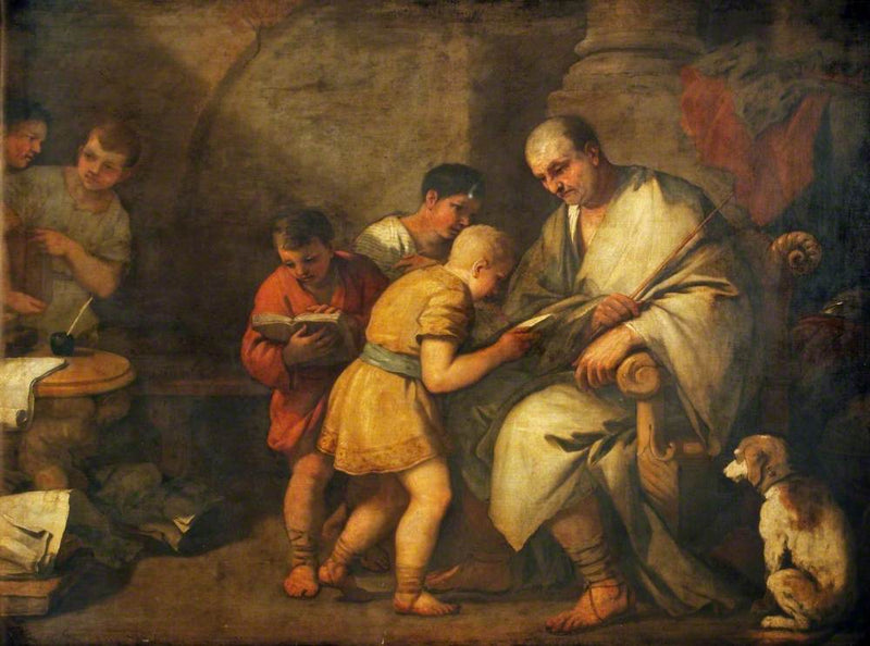 Dionysos, tyran af Syracusé - Luca Giordano