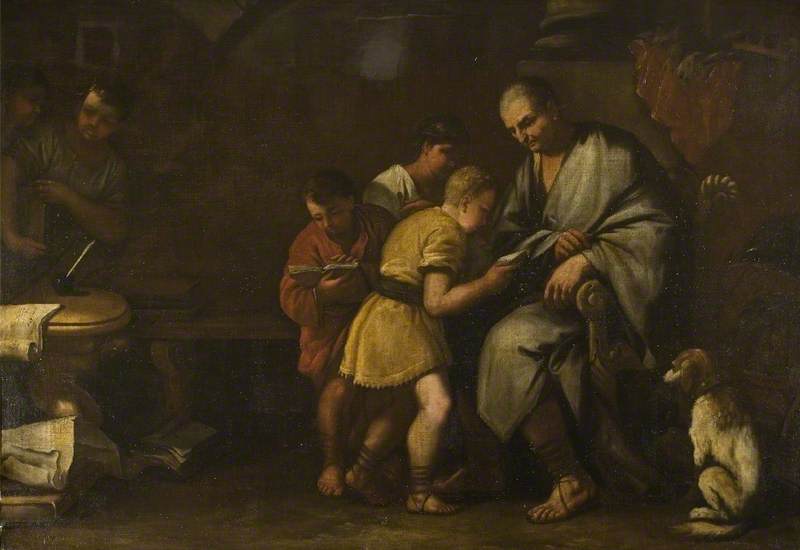 Dionysos, tyran af Syracusé - Luca Giordano