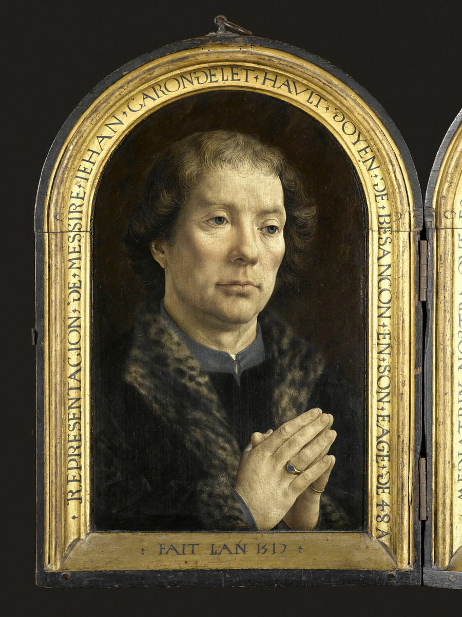 Diptyque Carondelet : Portrait de Jean Carondelet - Jan Gossaert