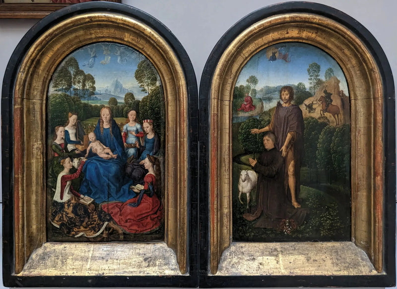 diptyk af Jean du Cellier - Hans Memling