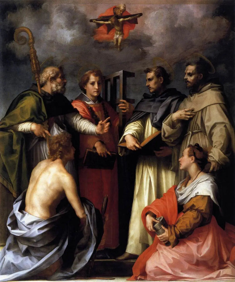 Strid om Treenigheden - Andrea del Sarto