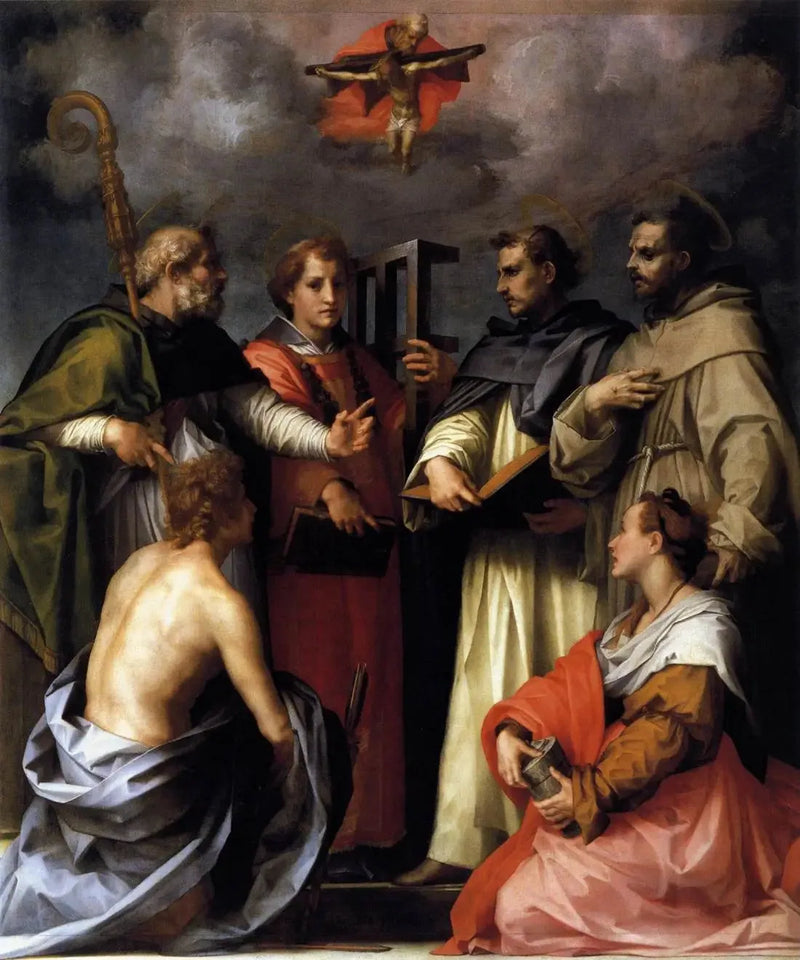 Strid om Treenigheden - Andrea del Sarto