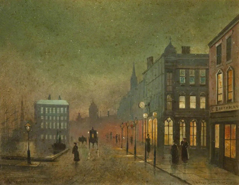 Liverpool Havn (panel 2 af 5) - John Atkinson Grimshaw