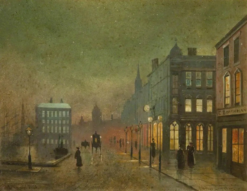 Liverpool Havn (panel 2 af 5) - John Atkinson Grimshaw