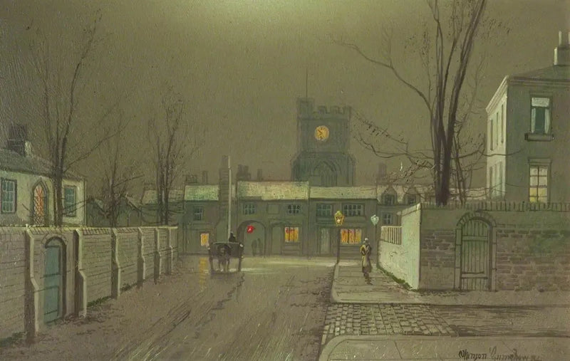 Liverpool Havn (panel 4 af 5) - John Atkinson Grimshaw