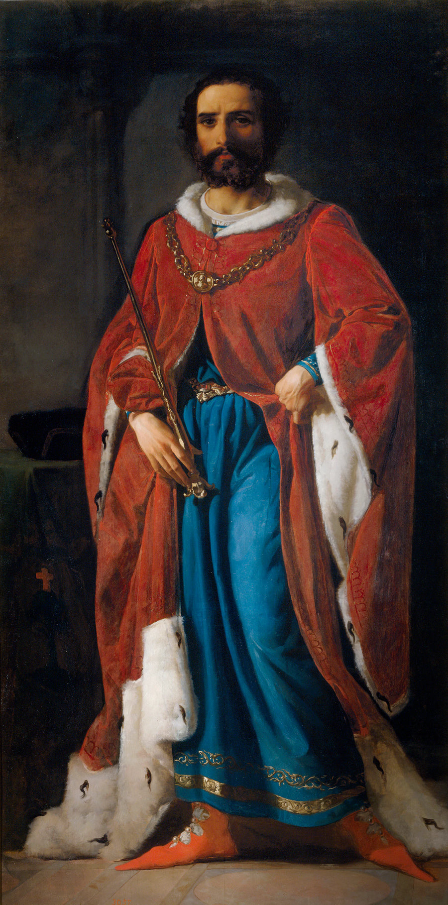 Don García Aznar; comte d'Aragon - Eduardo Rosales
