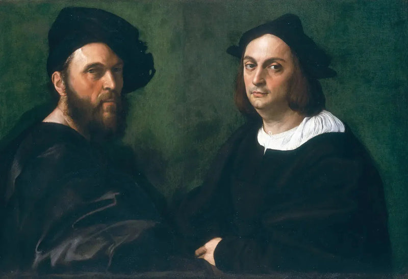 Dobbeltportræt af Andrea Navagero og Agostino Beazzano - Raphael Sanzio