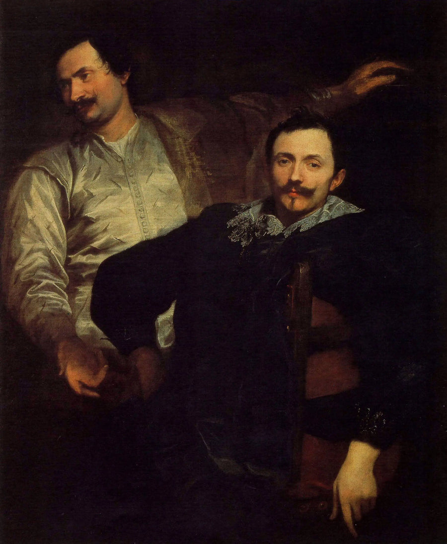 Dobbeltdobbeltportræt af Cornelis og Lucas de Wael - Antoine van Dyck