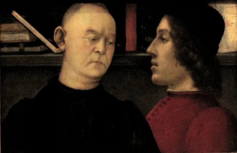 Dobbeltportræt af Piero del Pugliese og Filippino Lippi - Filippino Lippi