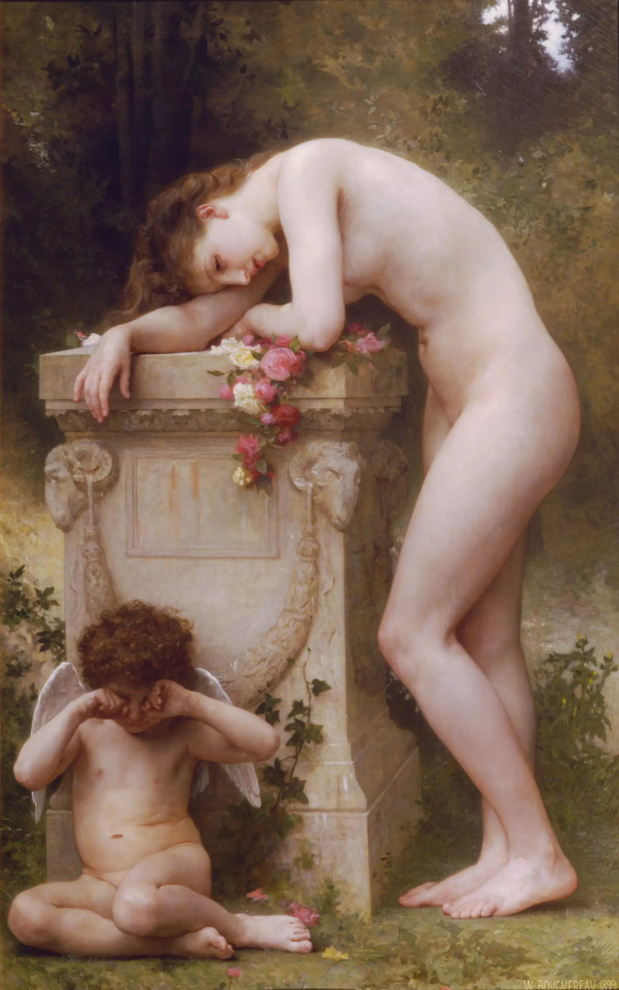 Kærlighedens smerte - Bouguereau