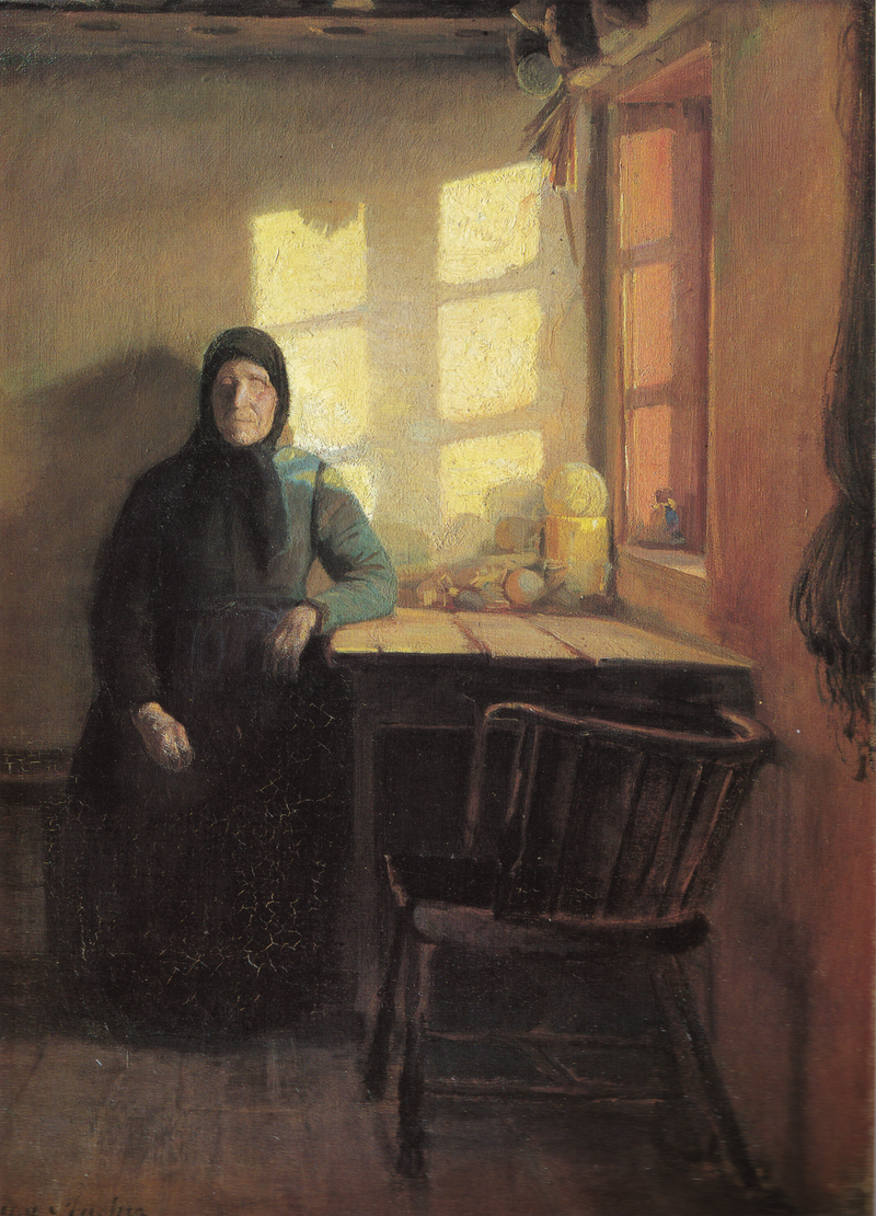 Sollys i den blinde mands værelse - Anna Ancher