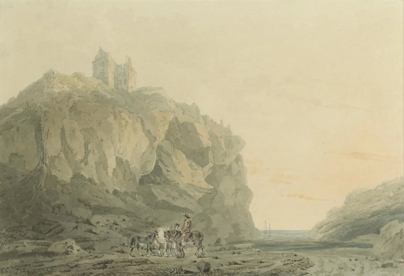 Dunotter Slot, Kincardineshire - J. M. W. Turner