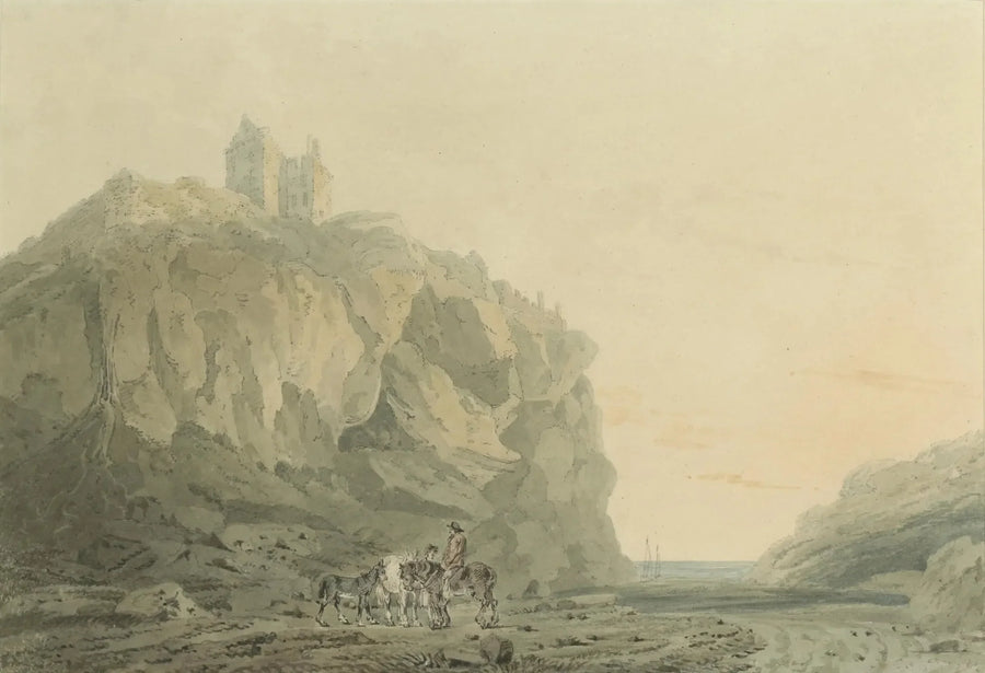 Dunotter Slot, Kincardineshire - J. M. W. Turner