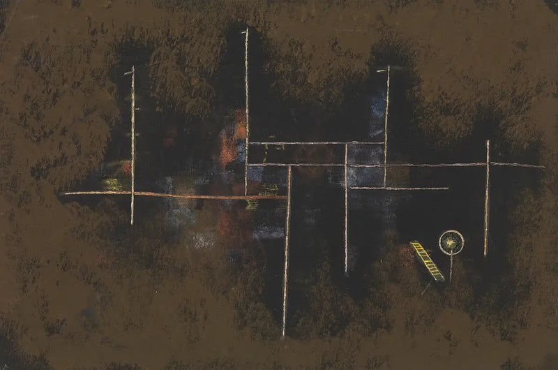 stillads til en ny bygning - Paul Klee