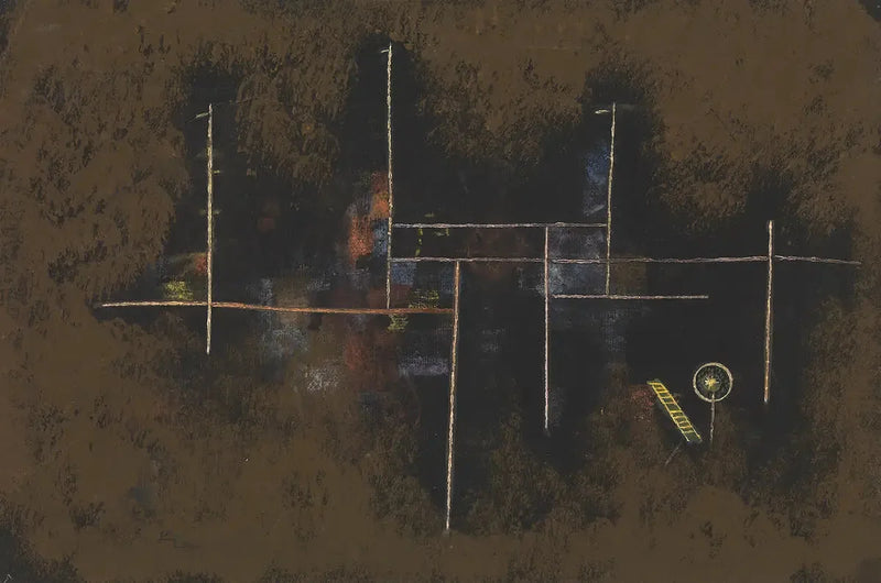stillads til en ny bygning - Paul Klee
