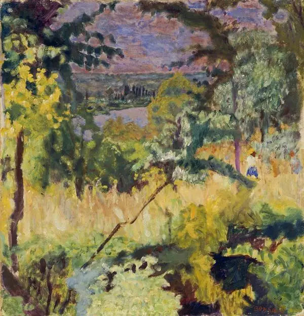 Udsigt over floden, Vernon - Pierre Bonnard