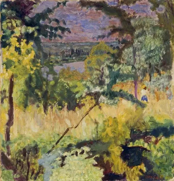 Udsigt over floden, Vernon - Pierre Bonnard